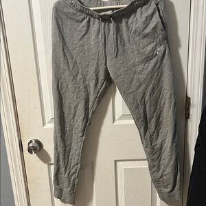 Grey Cuffed Sweatpants